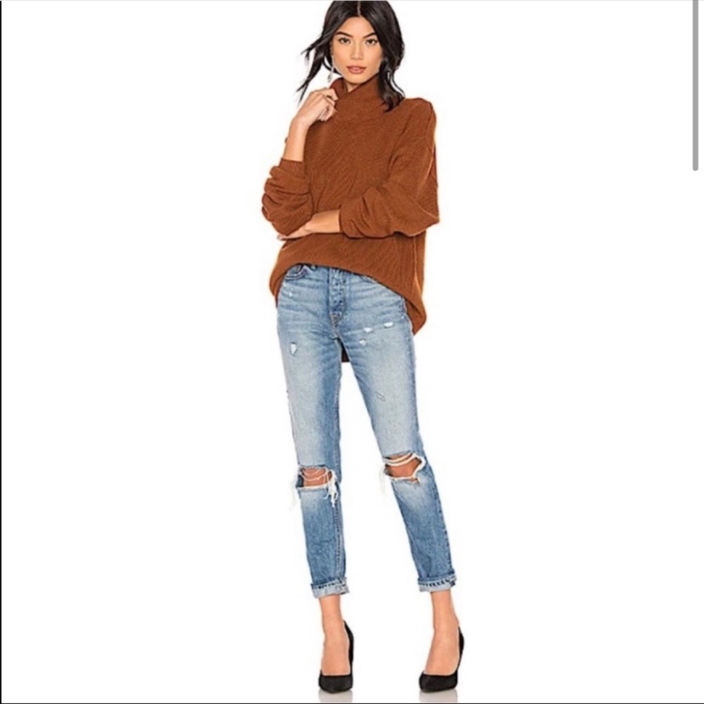 Free People Brown Sweater